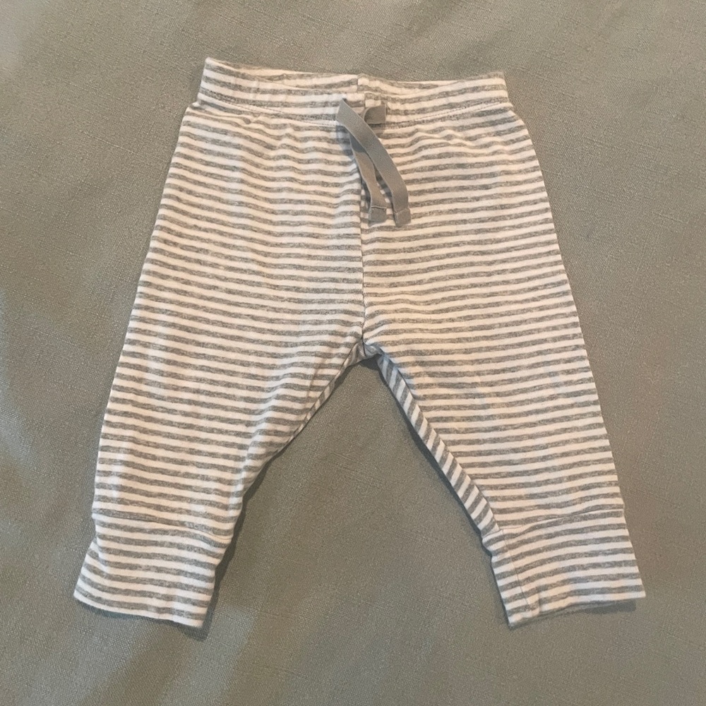 GAP Gray Striped Baby Pants